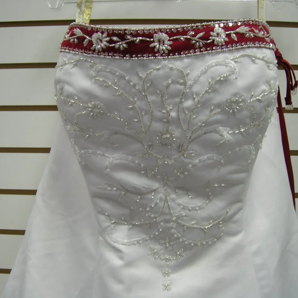 Corset Back Wedding Dress - Picture 4 of 7